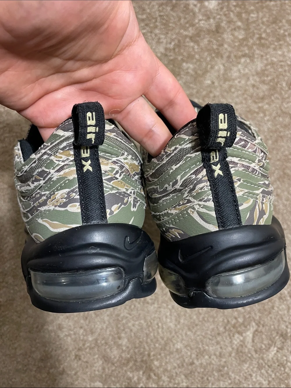 Nike Men's Air Max 97 'USA' Camo Sneakers Sz 10